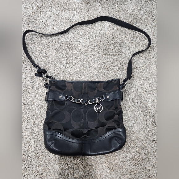 Coach Handbags - Coach Black Chain Crossbody/ Shoulder Bag